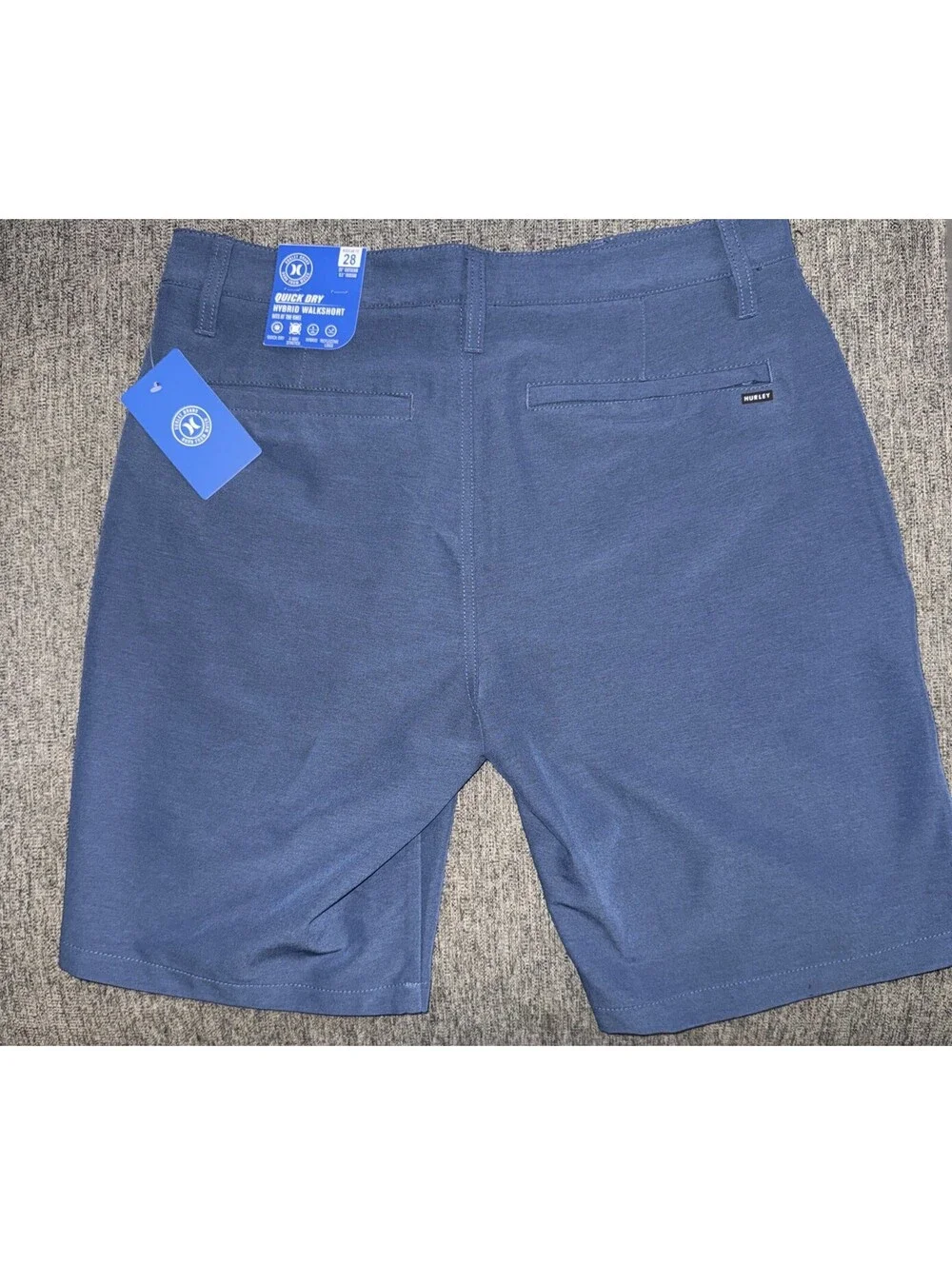 Hurley Quick Dry Hybrid Walkshort 4-Way Stretch 20” Outseam 9.5” Inseam Size 28